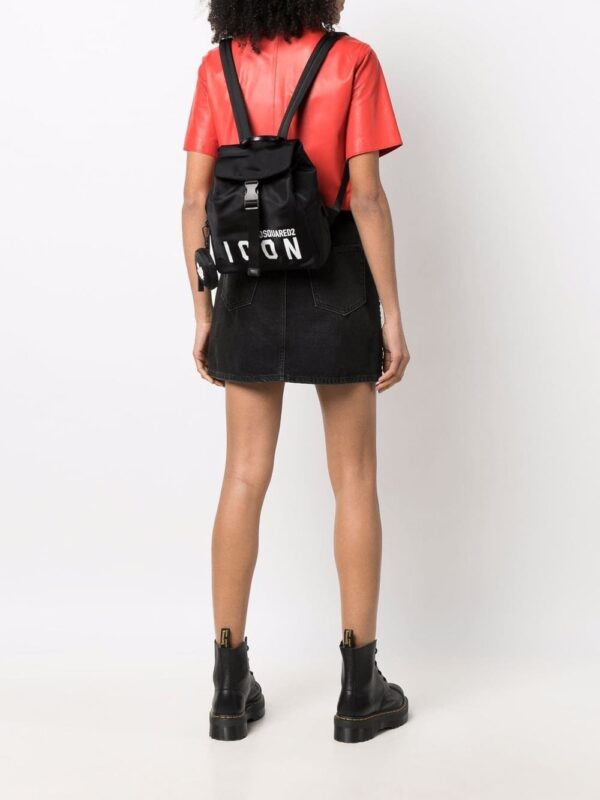 DSQUARED2 icon logo-print backpack - Image 2