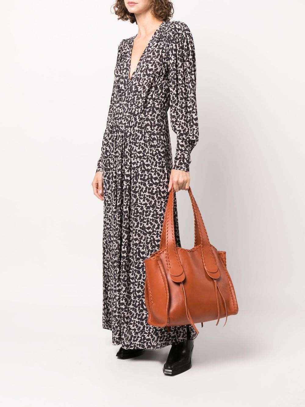 Chloé Mony fringe-trimmed tote bag - Image 2