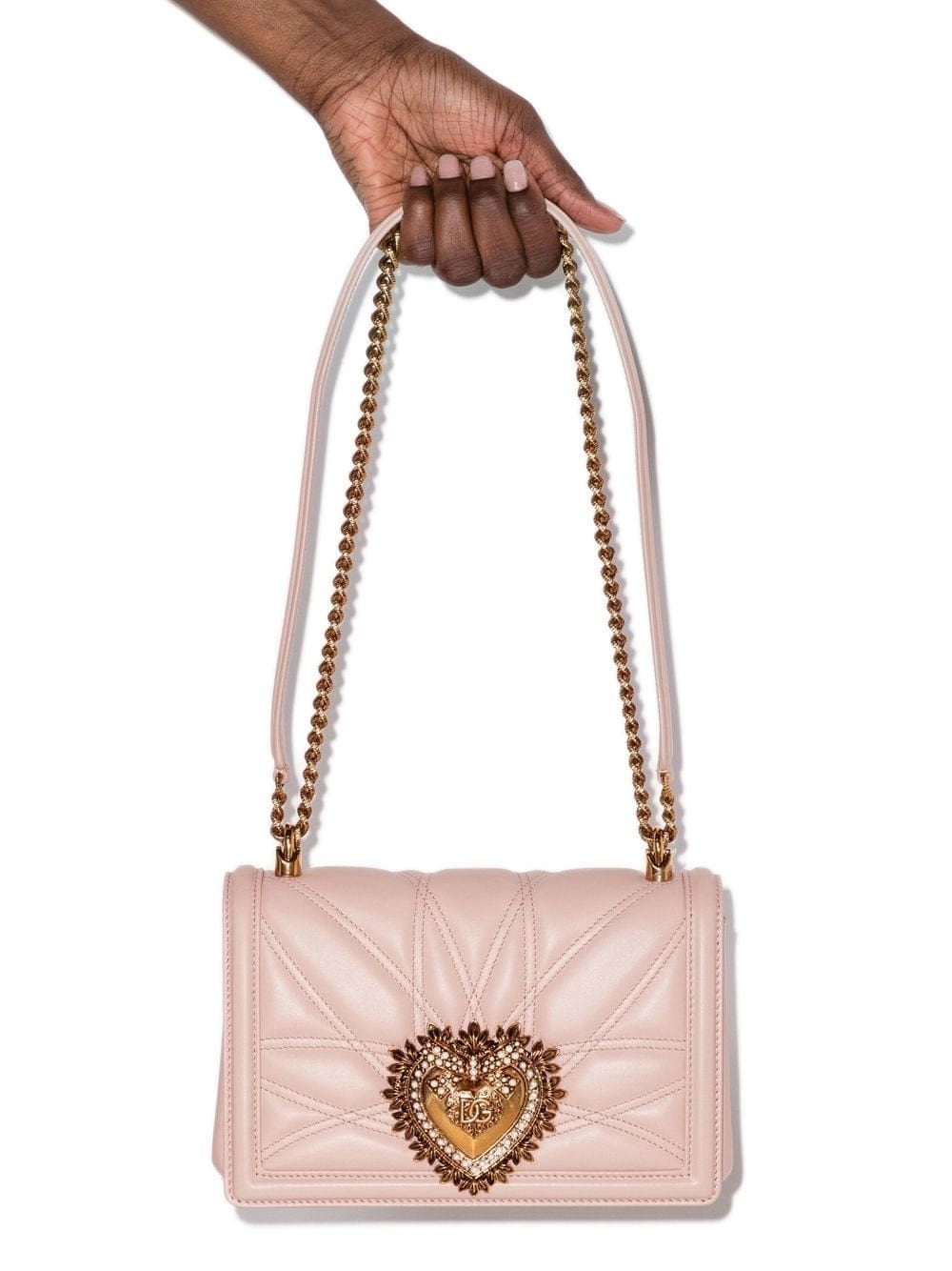 Dolce & Gabbana medium Devotion quilted crossbody bag - Image 4