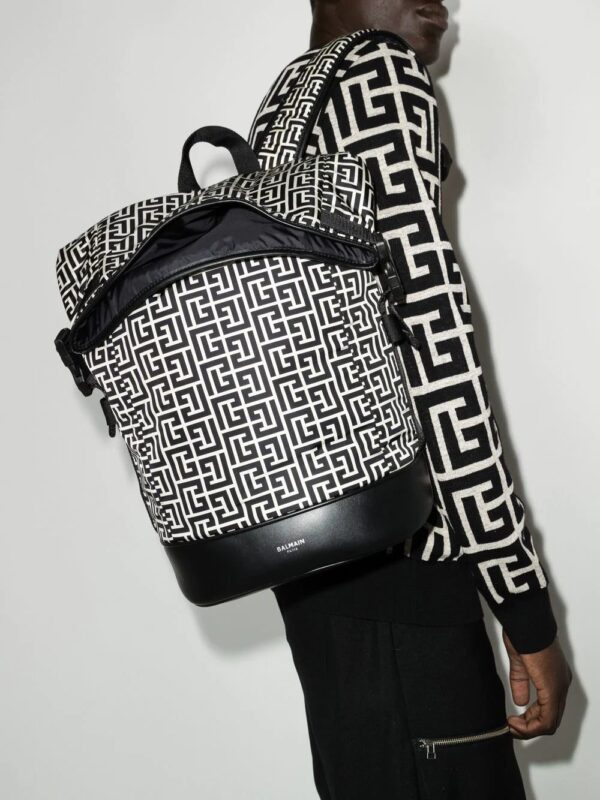 Balmain all-over monogram skate backpack - Image 2
