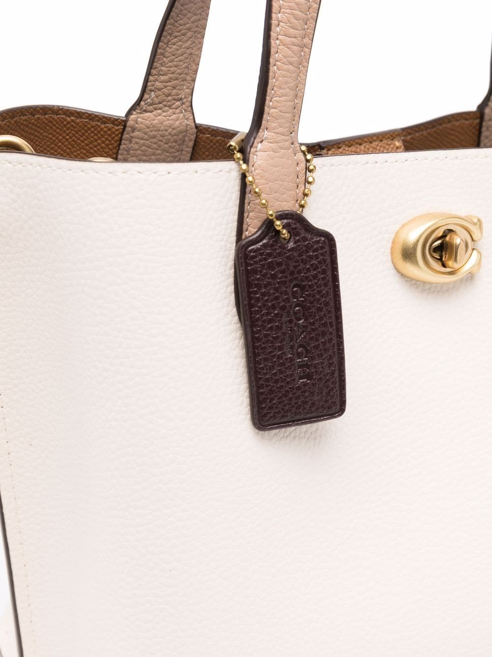 Coach leather tote bag - Image 4