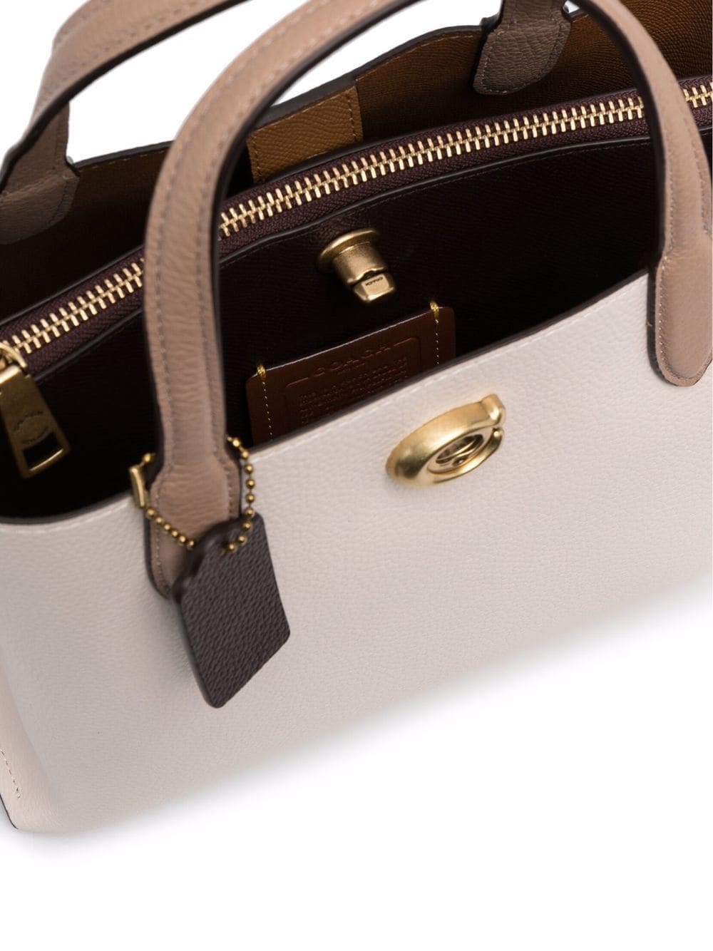 Coach leather tote bag - Image 5