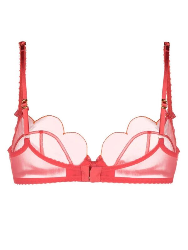 Agent Provocateur  Lorna sheer scalloped bra - Image 2