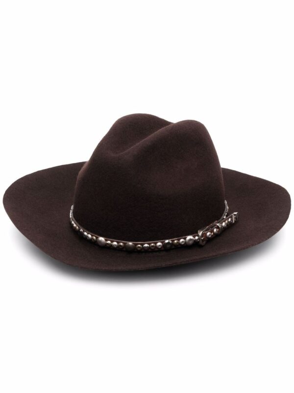 Golden Goose studded-strap hat