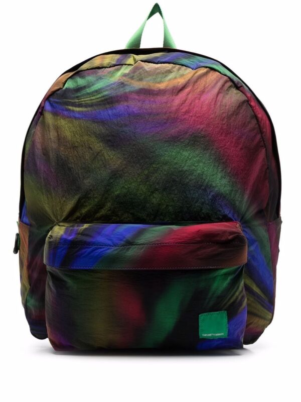 Emporio Armani gradient-effect print backpack