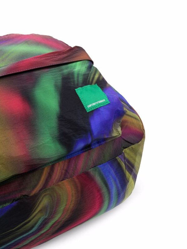 Emporio Armani gradient-effect print backpack - Image 4