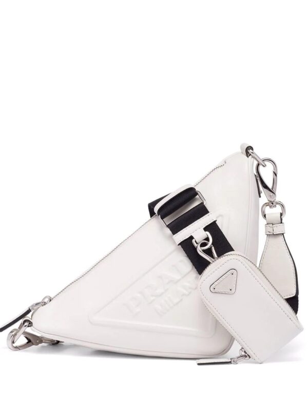 Prada  logo plaque shoulder bag