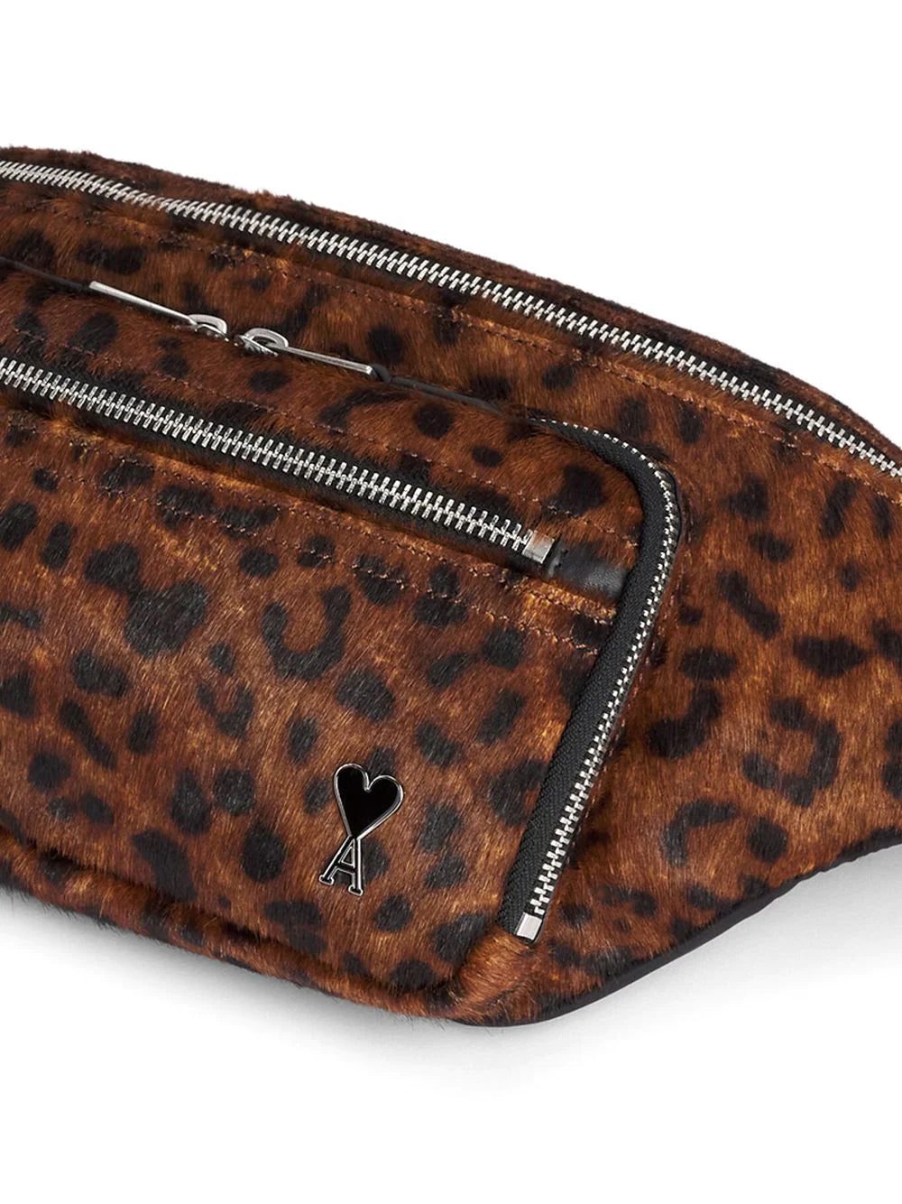 AMI Paris leopard-print belt bag - Image 4