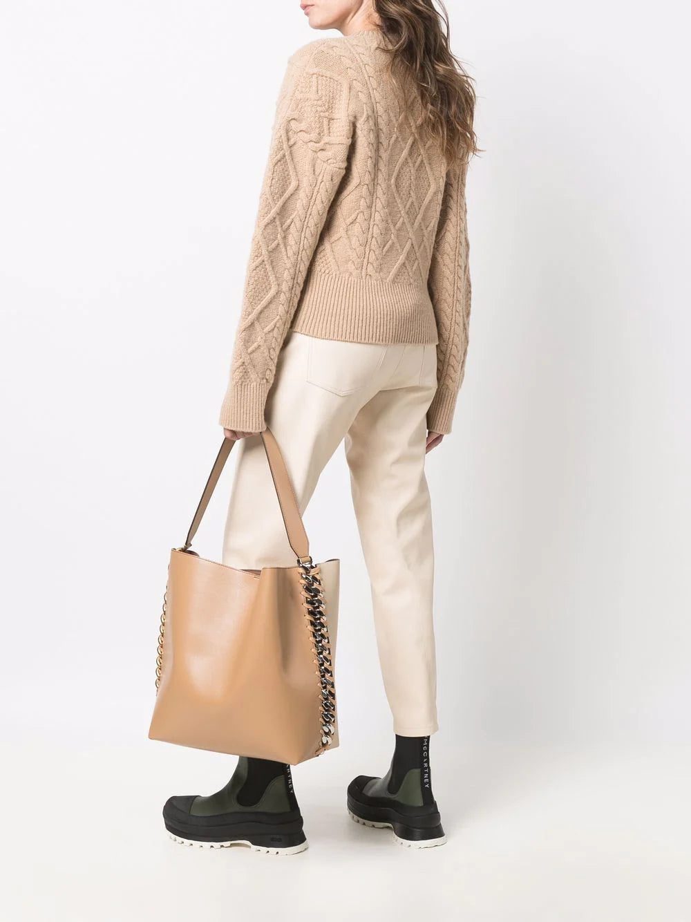 Stella McCartney large chain-link trim tote bag - Image 2