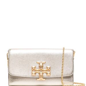 Tory Burch Eleanor metallic clutch