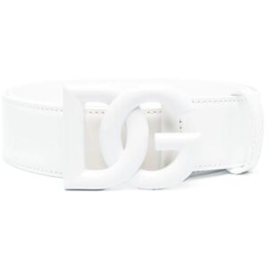 Dolce & Gabbana  logo-plaque leather belt
