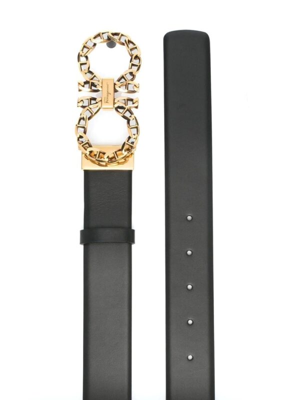 Ferragamo  gancini-buckle leather belt - Image 2