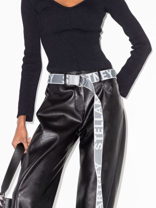 Stella McCartney  recycled-polyester logo belt - Image 2