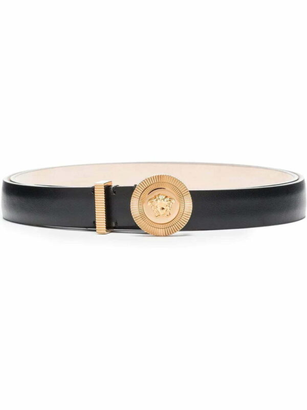 Versace  Medusa logo-buckle leather belt