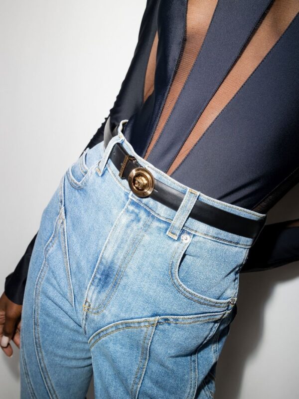Versace  Medusa logo-buckle leather belt - Image 2