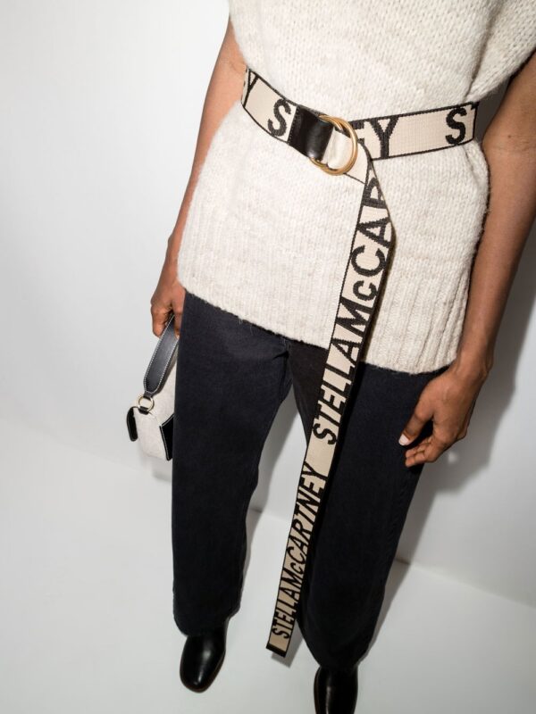 Stella McCartney  recycled-polyester logo belt - Image 2