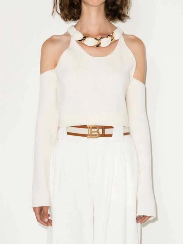 Balmain  logo-buckle belt - Image 2