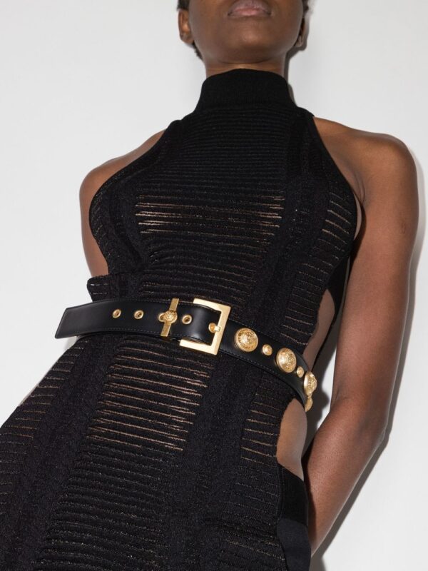 Balmain  coin-embellished wide belt - Image 2