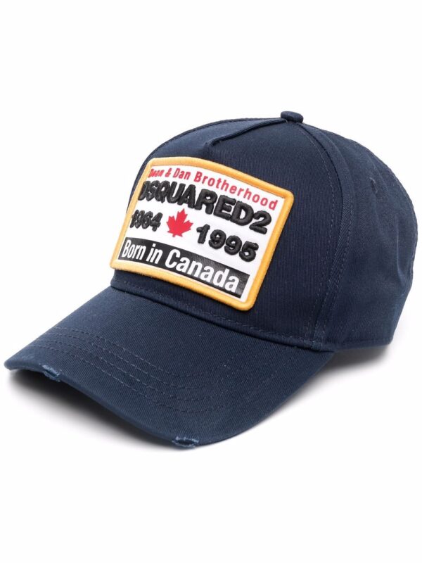 DSQUARED2 logo-patch baseball cap