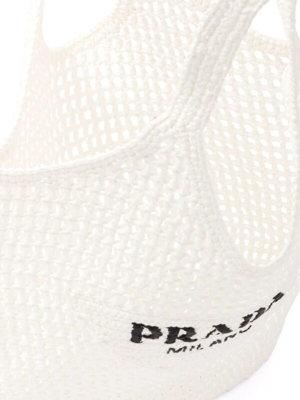 Prada interwoven logo tote bag - Image 3