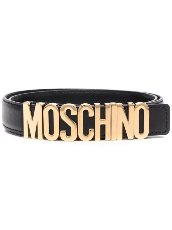 Moschino  logo-buckle belt