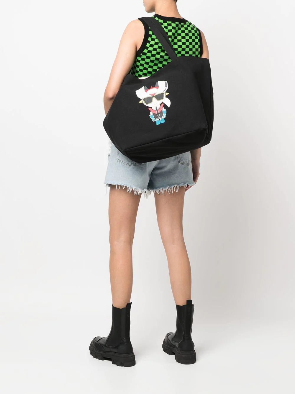 Karl Lagerfeld K/Heroes graphic-print tote bag - Image 2