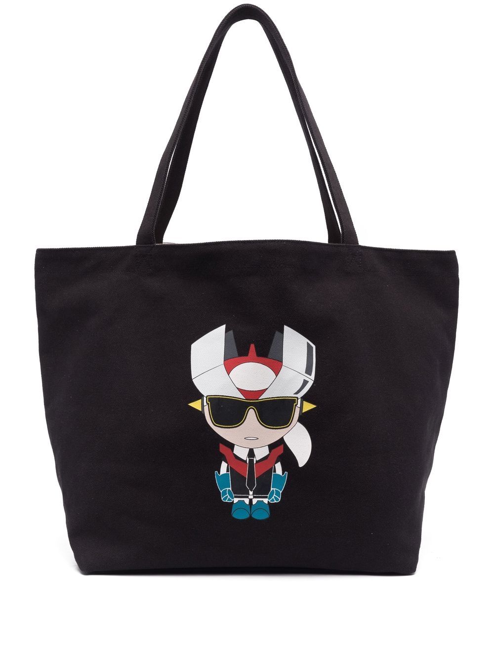 Karl Lagerfeld K/Heroes graphic-print tote bag