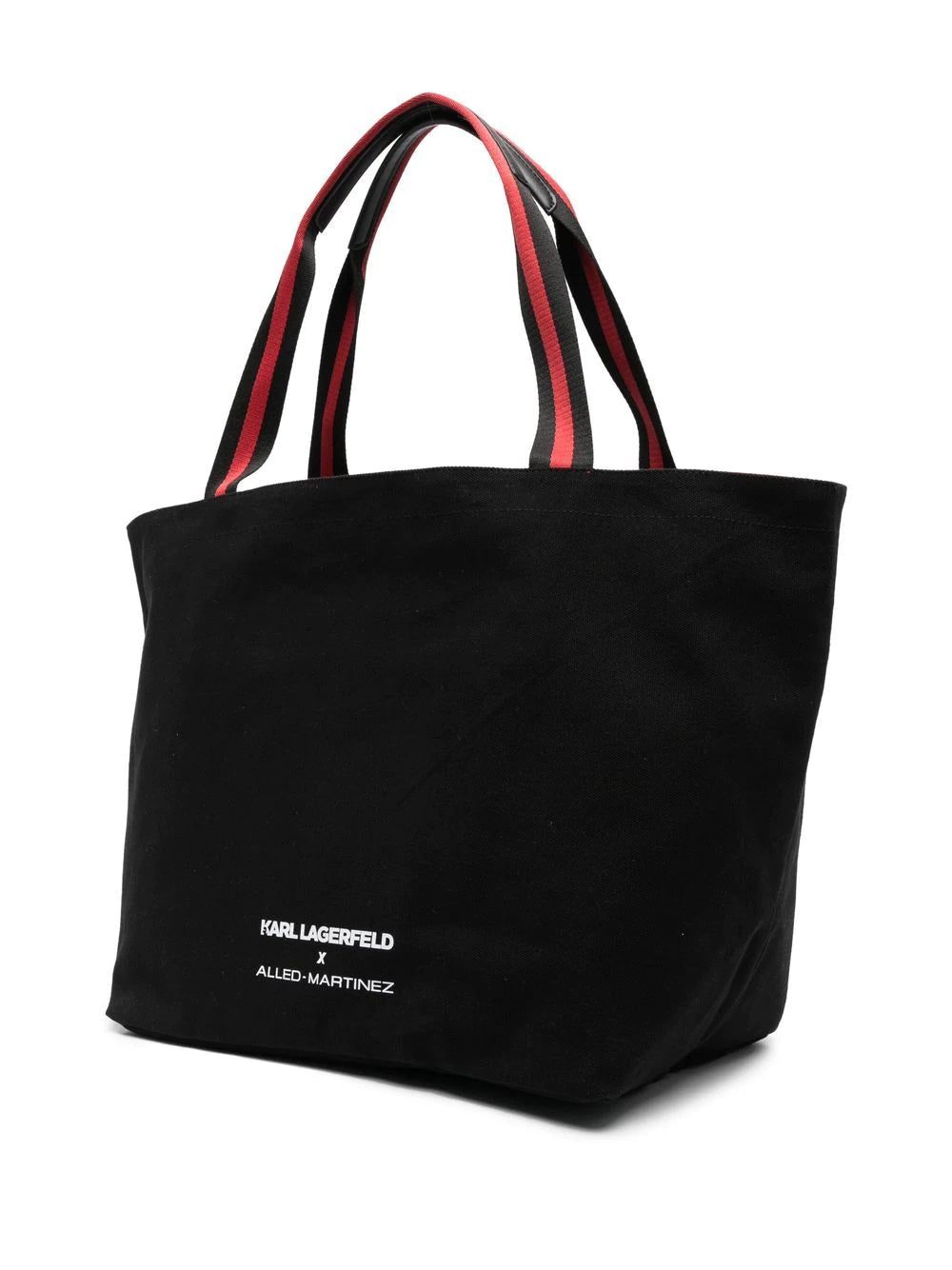 Karl Lagerfeld x Alled-Martinez logo-print tote bag - Image 3