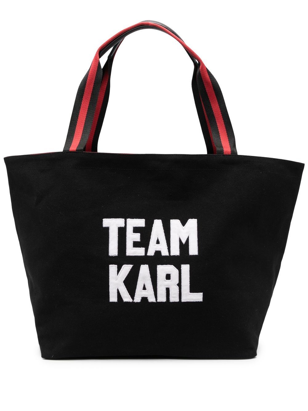 Karl Lagerfeld x Alled-Martinez logo-print tote bag