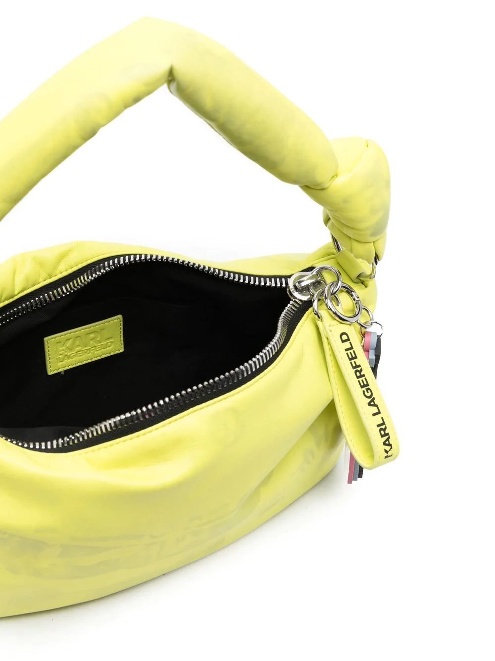 Karl Lagerfeld K/Knotted small padded shoulder bag - Image 3