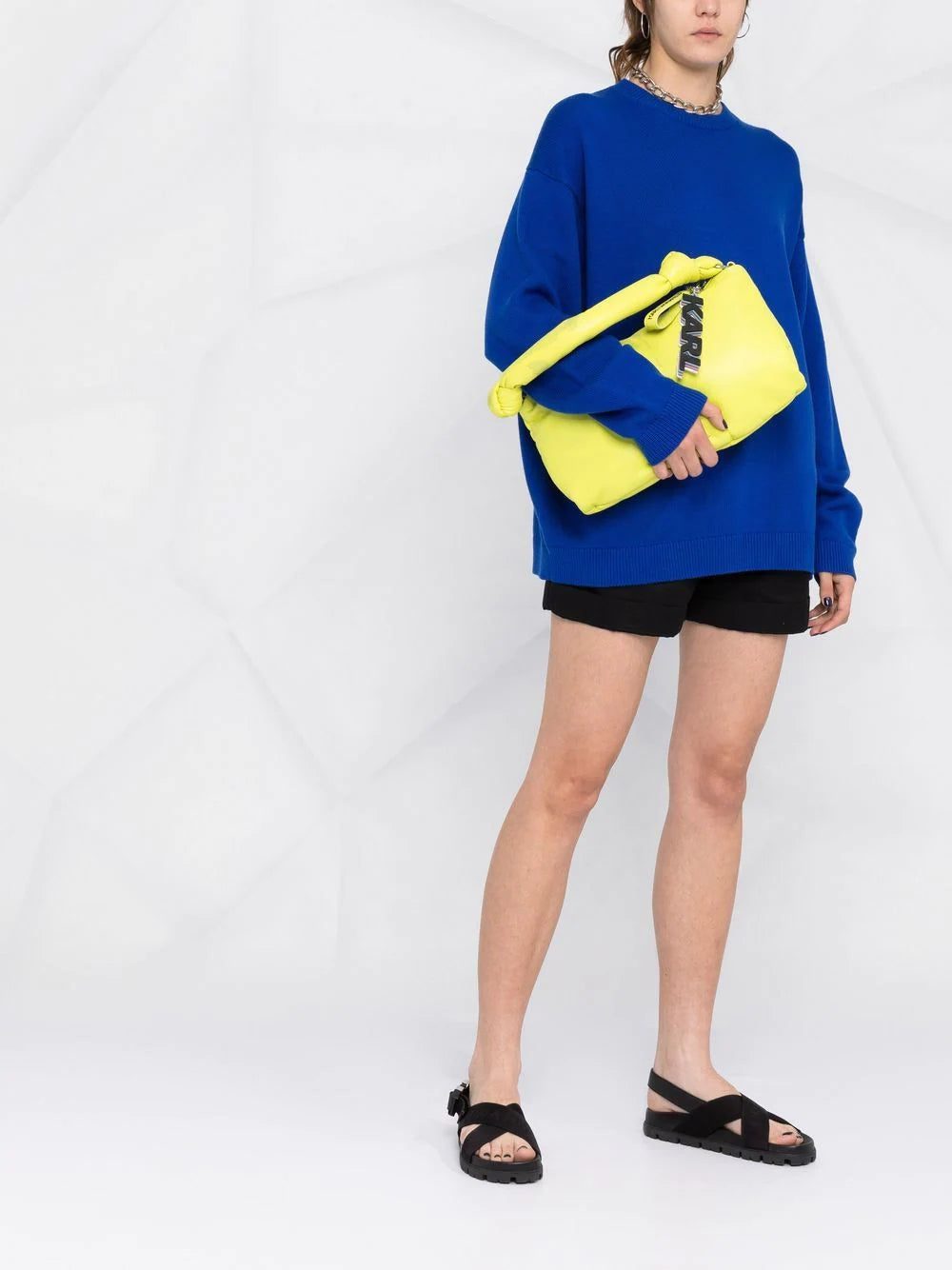 Karl Lagerfeld K/Knotted small padded shoulder bag - Image 2