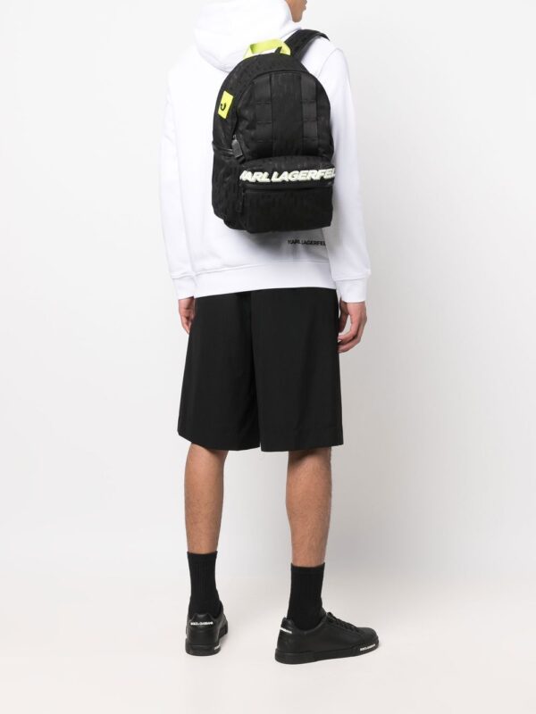 Karl Lagerfeld logo zipped backpack - Image 2