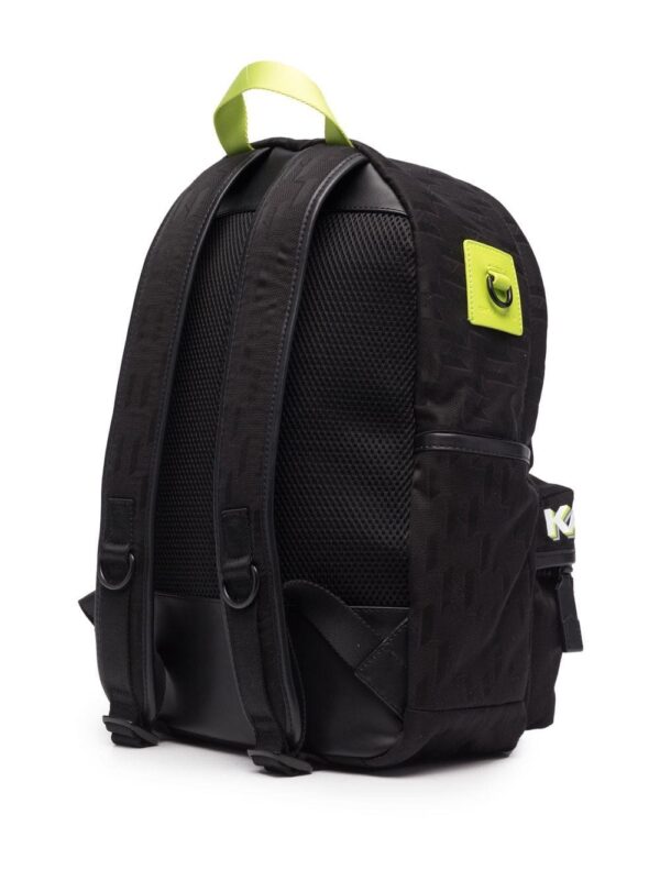 Karl Lagerfeld logo zipped backpack - Image 3