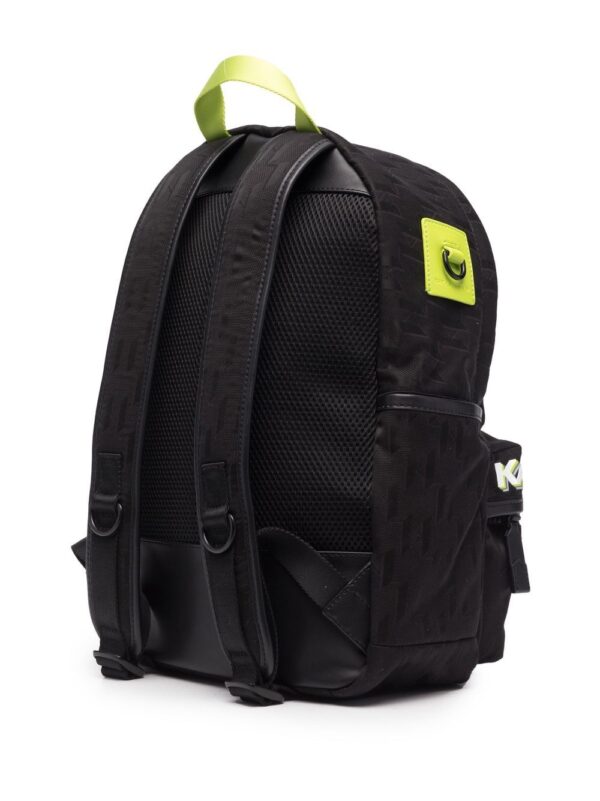 Karl Lagerfeld logo zipped backpack - Image 3