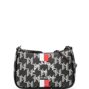 Karl Lagerfeld monogram-print shoulder bag