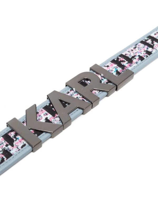 Karl Lagerfeld  K/Letters bouclé belt - Image 2