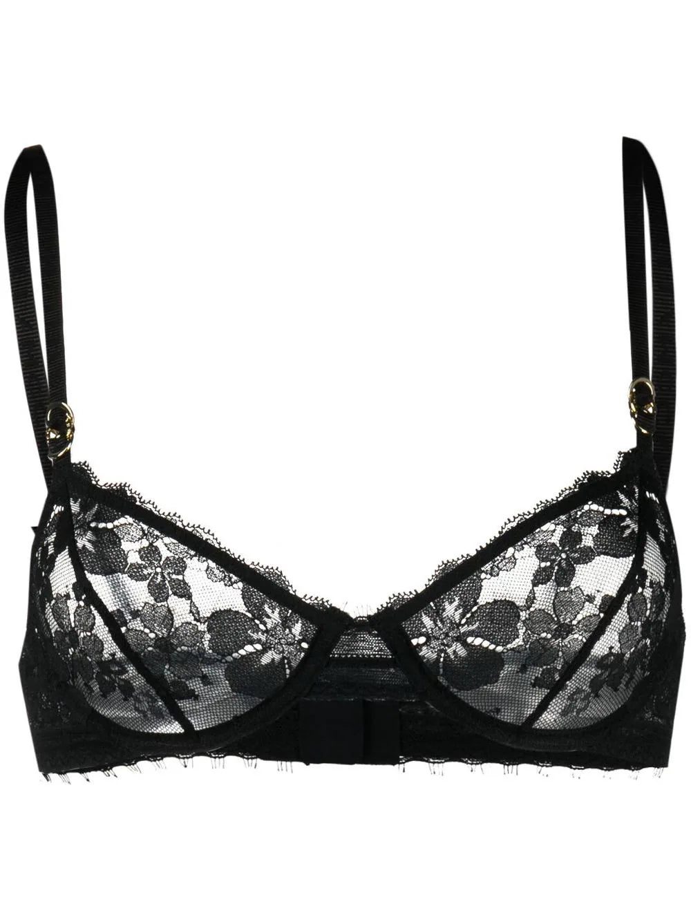 Stella McCartney jersey lace underwire bra
