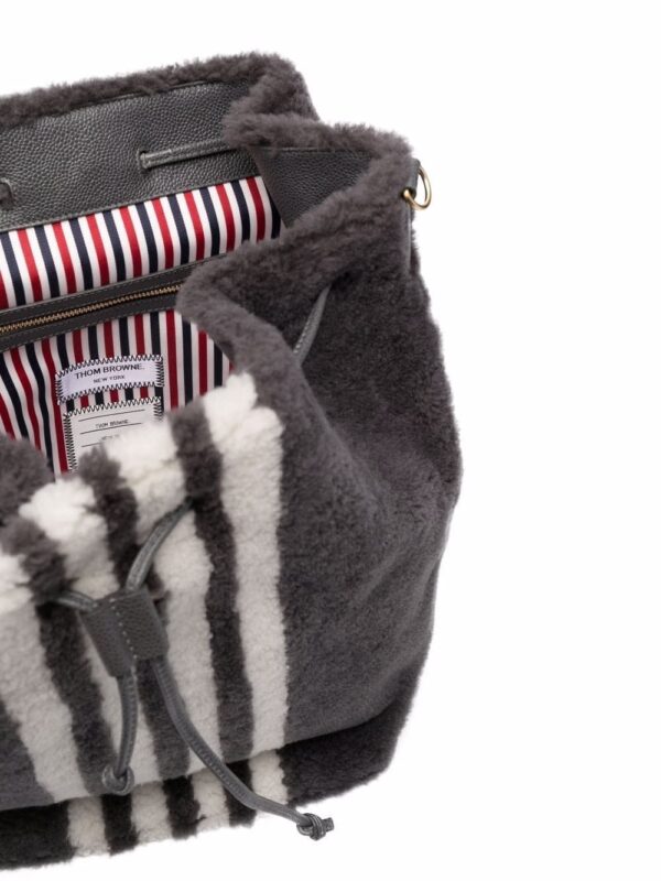 Thom Browne 4-Bar stripe backpack - Image 5