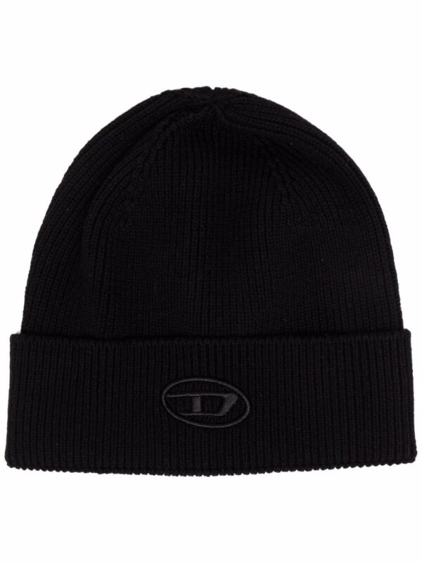 Diesel K-Coder Fully-B ribbed beanie