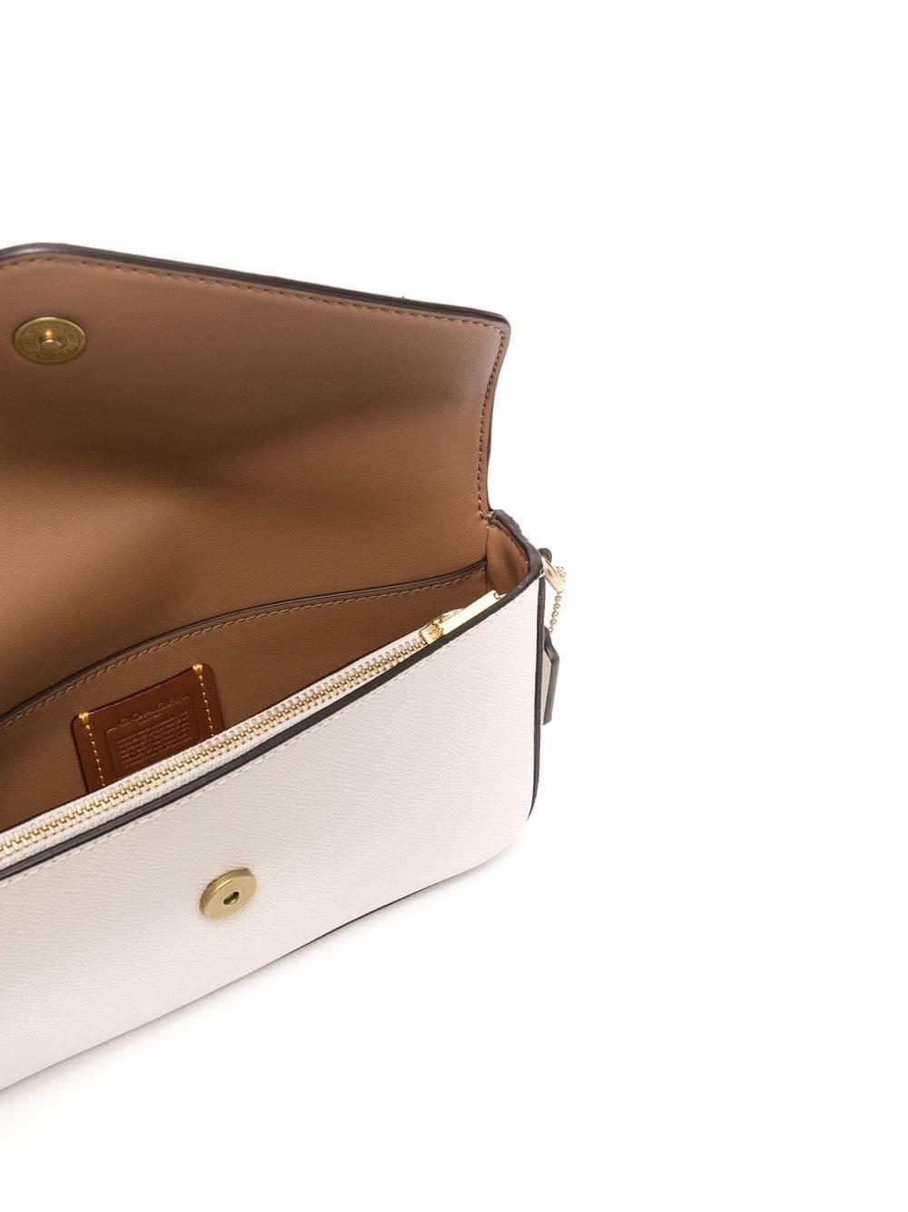 Coach logo-plaque leather crossbody bag - Image 5