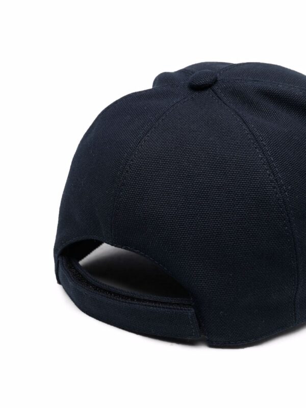FENDI logo-patch cotton cap - Image 2