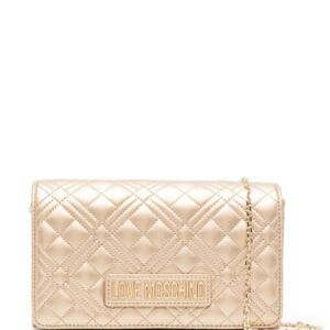 Love Moschino quilted-finish crossbody bag