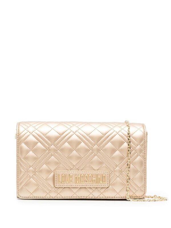 Love Moschino quilted-finish crossbody bag