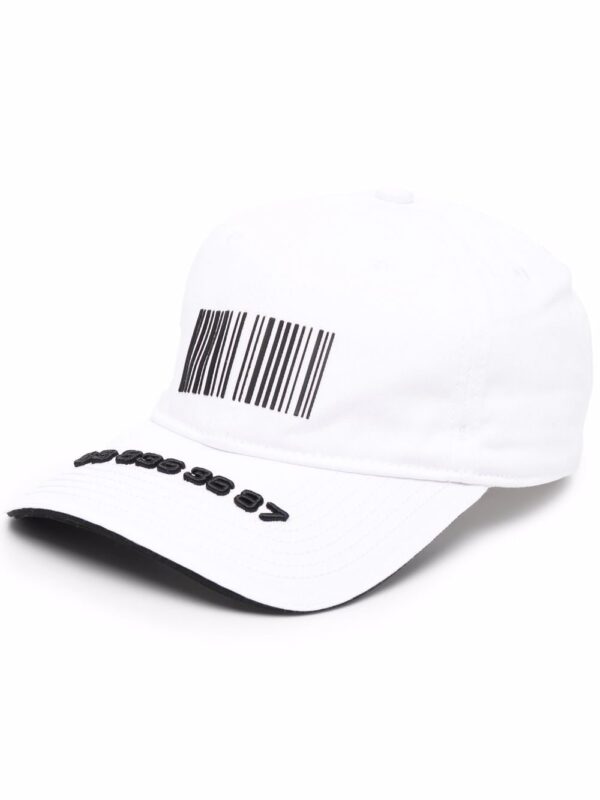 VTMNTS barcode-print baseball cap
