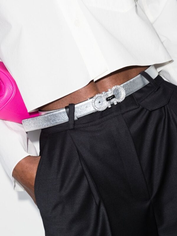 Ferragamo  rhinestone buckle belt - Image 2