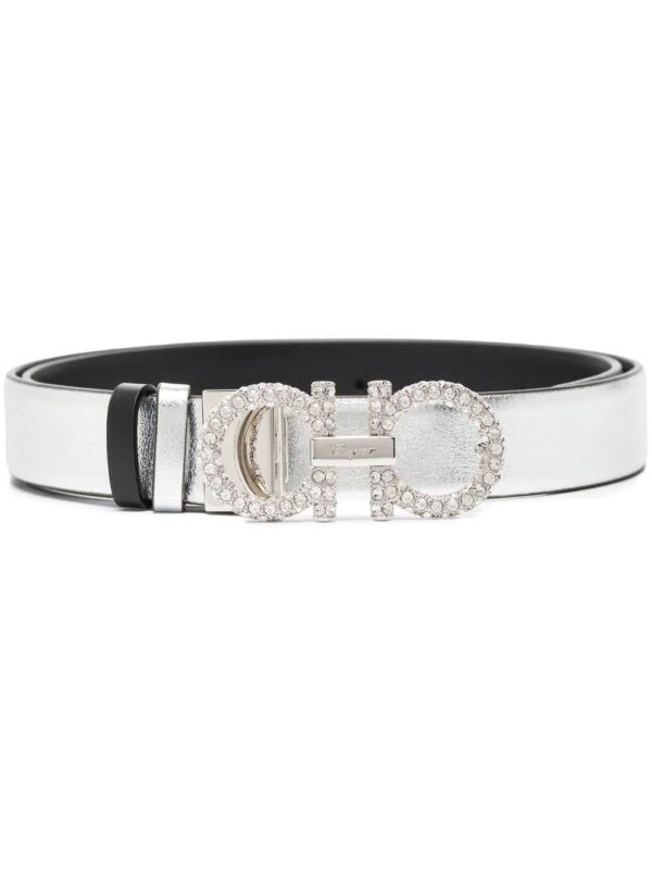 Ferragamo  rhinestone buckle belt