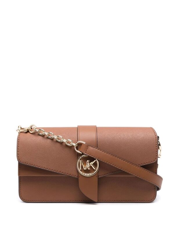 Michael Michael Kors  logo-plaque leather shoulder bag