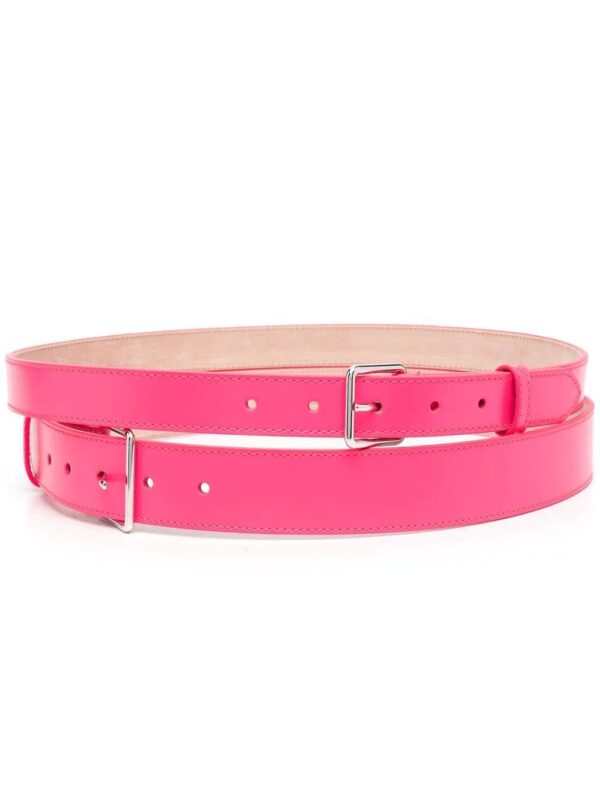 Alexander McQueen  buckle-fastened leather belt