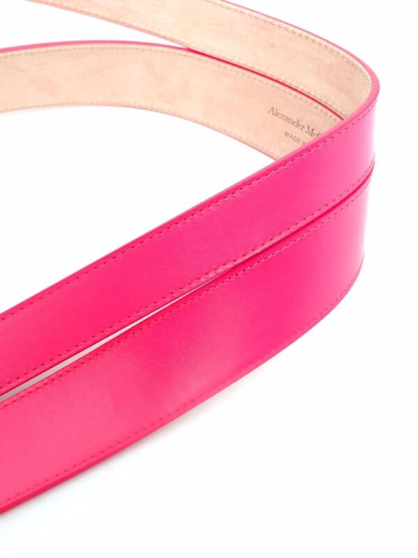 Alexander McQueen  buckle-fastened leather belt - Image 2