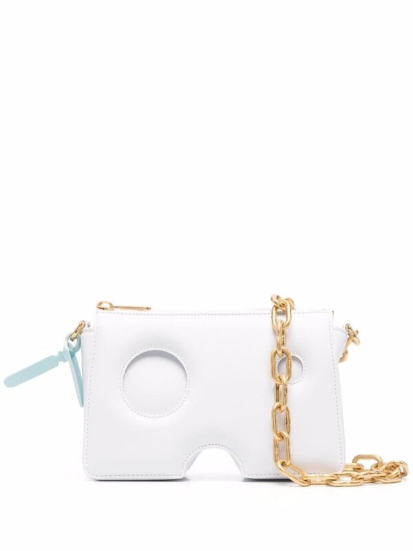 Off-White Burrow-20 leather shoulder bag